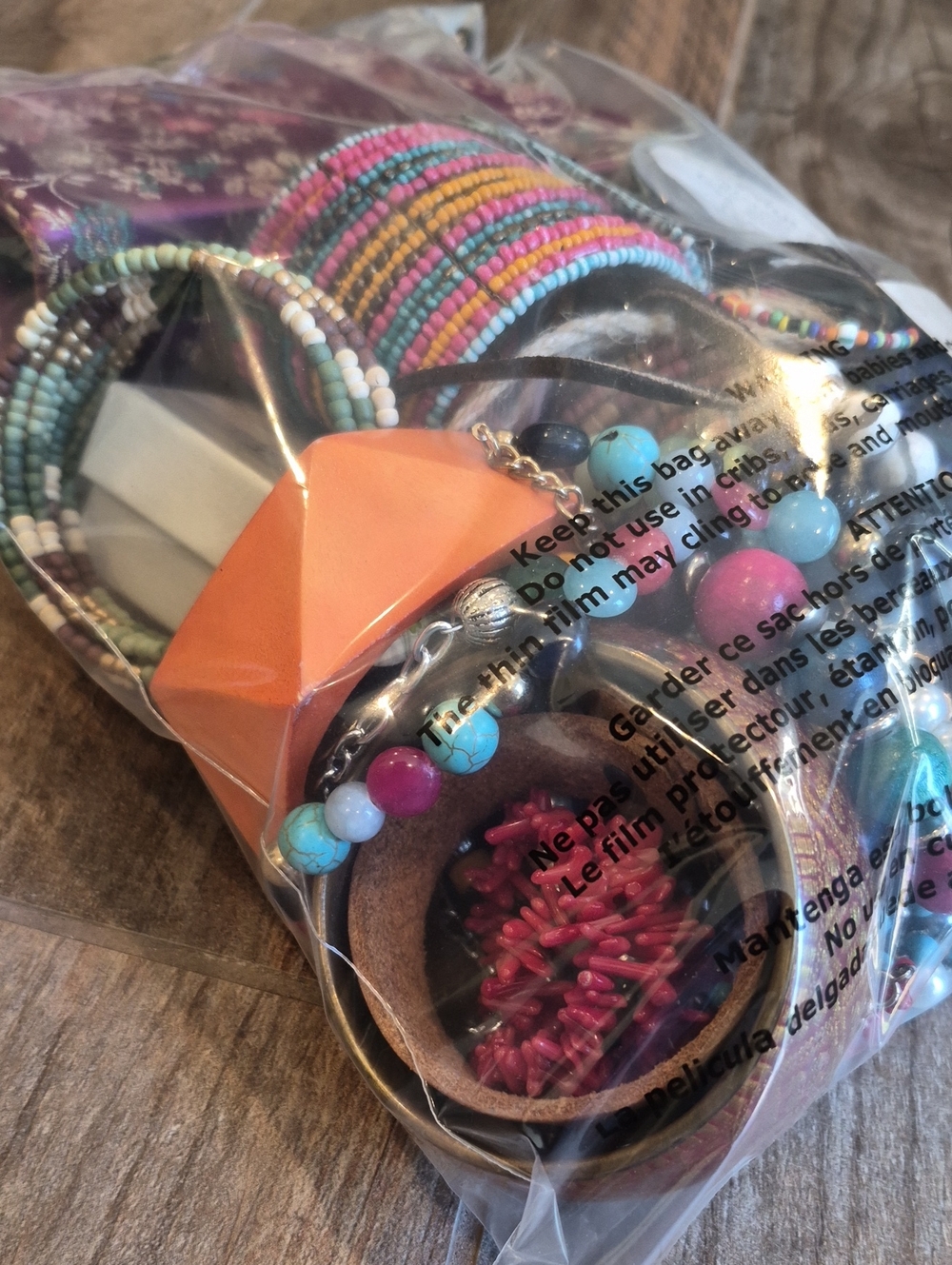Boho Craft Jewelry & Wearable Jewelry Mix, 2 Pounds 11.5 Ounces - Picture 6 of 9